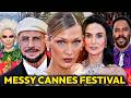 CANNES FESTIVAL DISASTER: BELLA HADID BROKE THE RULES, JOHN TRAVOLTA'S NEW FACE, DEMI MOORE IS DYING