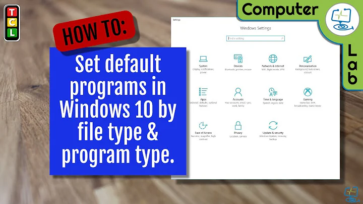 How To: Set default programs in Windows 10