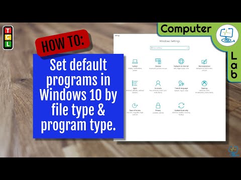 How To: Set default programs in Windows 10