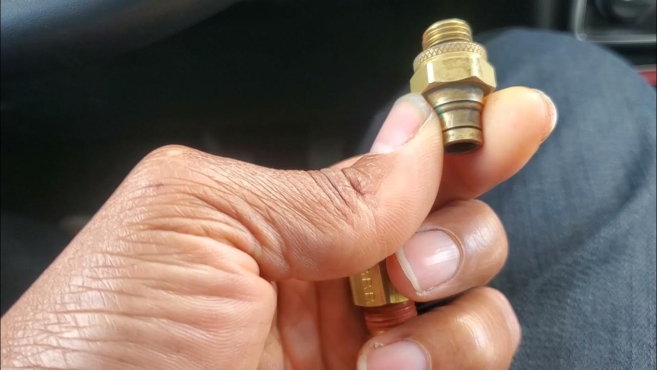 how to fix a solenoid valve quick connection air leak on a cummins isx