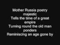 Iron Maiden - Mother Russia Lyrics