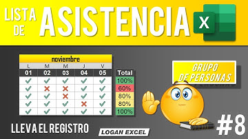Como hacer una lista de asistencia en Excel, crear lista de asistencia escolar en excel