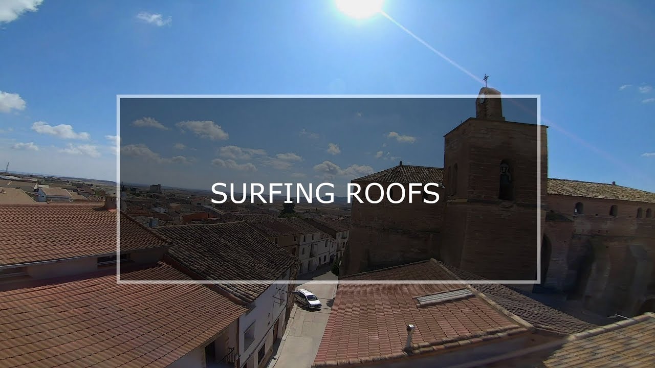 Surfeando los tejados de Castejon de Monegros | FPV Freestyle español