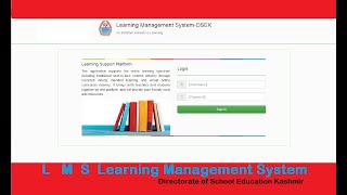 LMS Learning Management System-DSEK An initiative towards e-Learning,register school,teachers,pupil