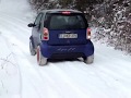 Auto Sock: snow socks on Smart car 1