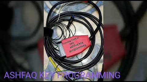 TOYOTA CAMRY 2017 TYPE H ALL KEY LOSS WITH OUT REMOVING IMMOBOX AND TANGO AND BARRACUDA