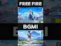 Free Fire vs BGMI – Who Wins? 😱🔥