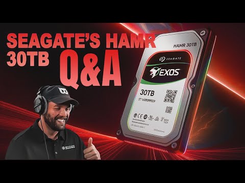 Questions About @Seagate Technology 30TB EXOs HAMR Drives: Sound, Temperature, Rebuild, and…