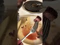 Eating a medium rare NY strip steak grassfed and ORganic click the page to watch the full video