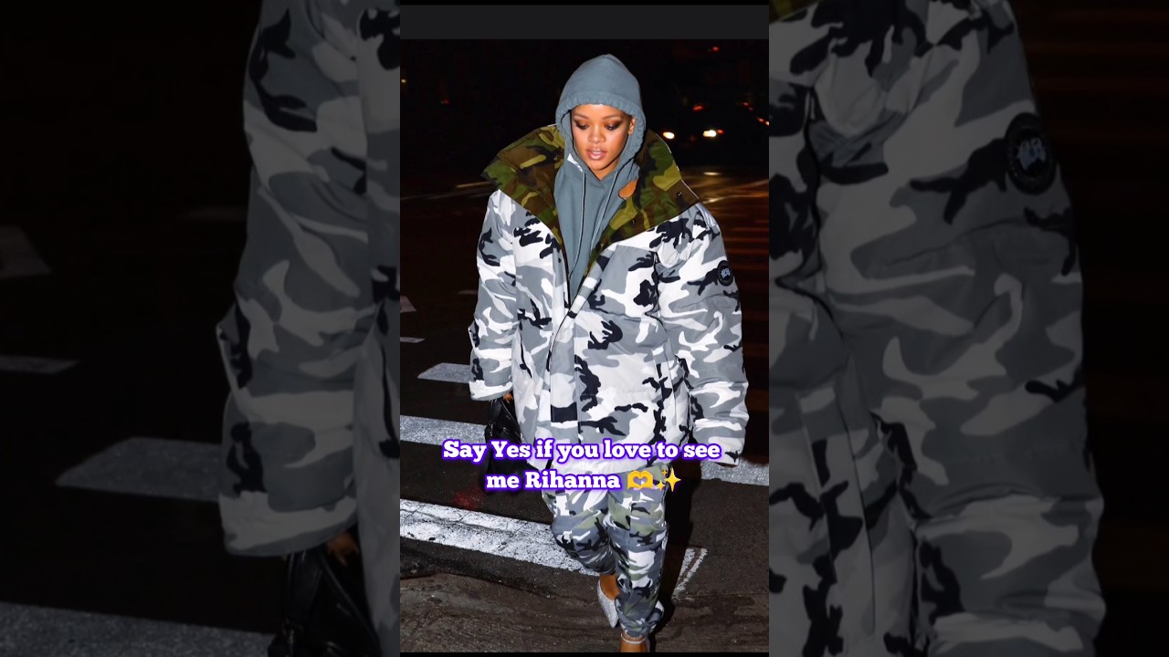 Rihanna's grey camo moment had us shook 