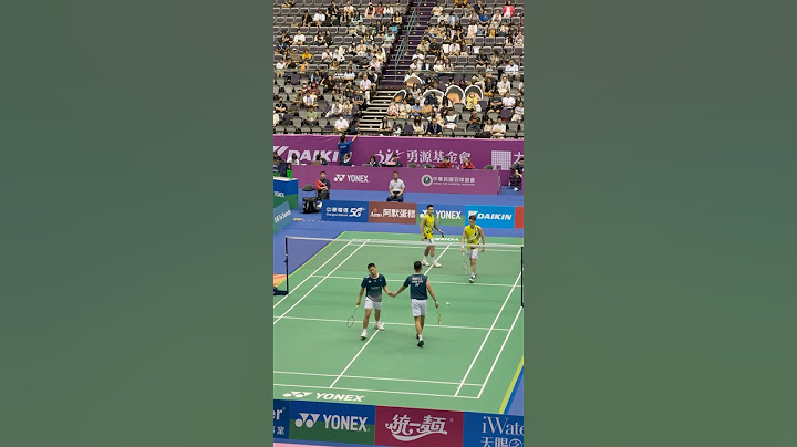TAIPEI OPEN 2024 ［麟洋配］李洋 王齊麟壓迫對手出拍得分！！！！#麟洋配 #李洋 #王齊麟#奧運#金牌 #台北羽球公開賽 #羽球