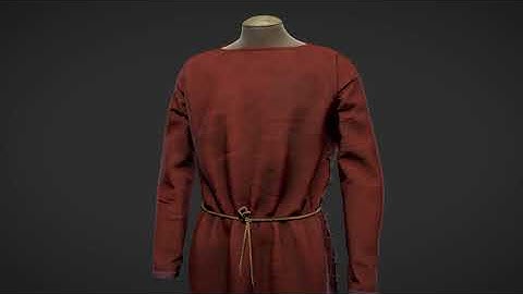Thorsberg tunic (70-320 AD) - A digital reconstruction