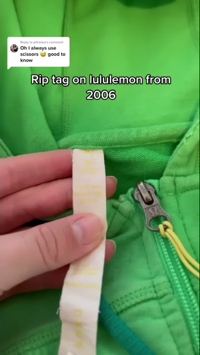 2006 is vintage for lululemon 😂 have you seen the rip tag? 