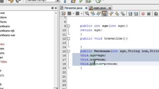 Chraiti Hachem :Formation sur le JAVA :4 Constructeur