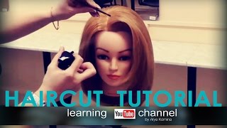 Haircut tutorial.Graded haircut for medium length hair. Градуированная стрижка Haircut tutorial.Graded haircut for medium length hair. Градуированная стрижка