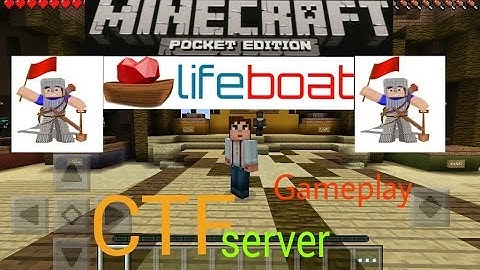 MCPE Lifeboat CTF Server gameplay|#1