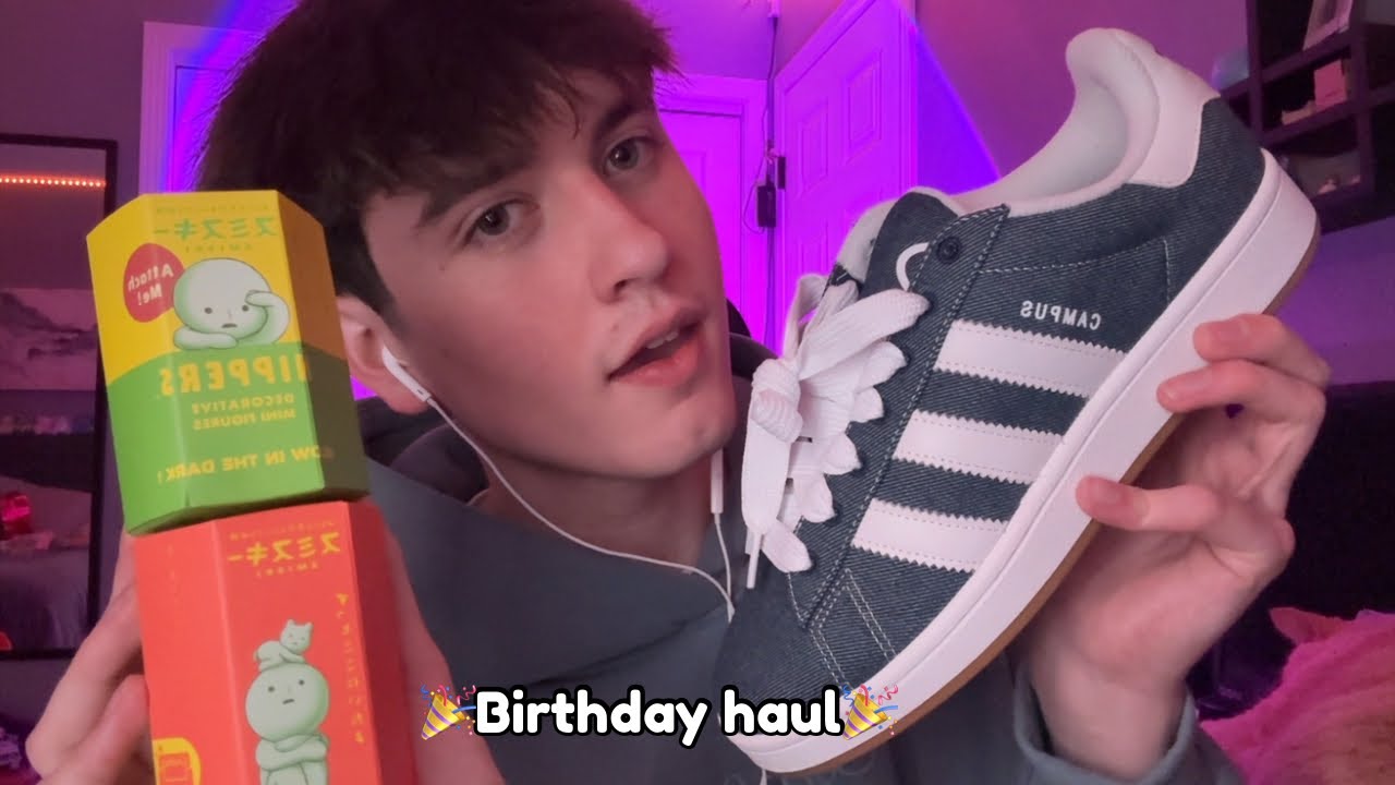 ASMR what I got for my birthday 🥳🎈