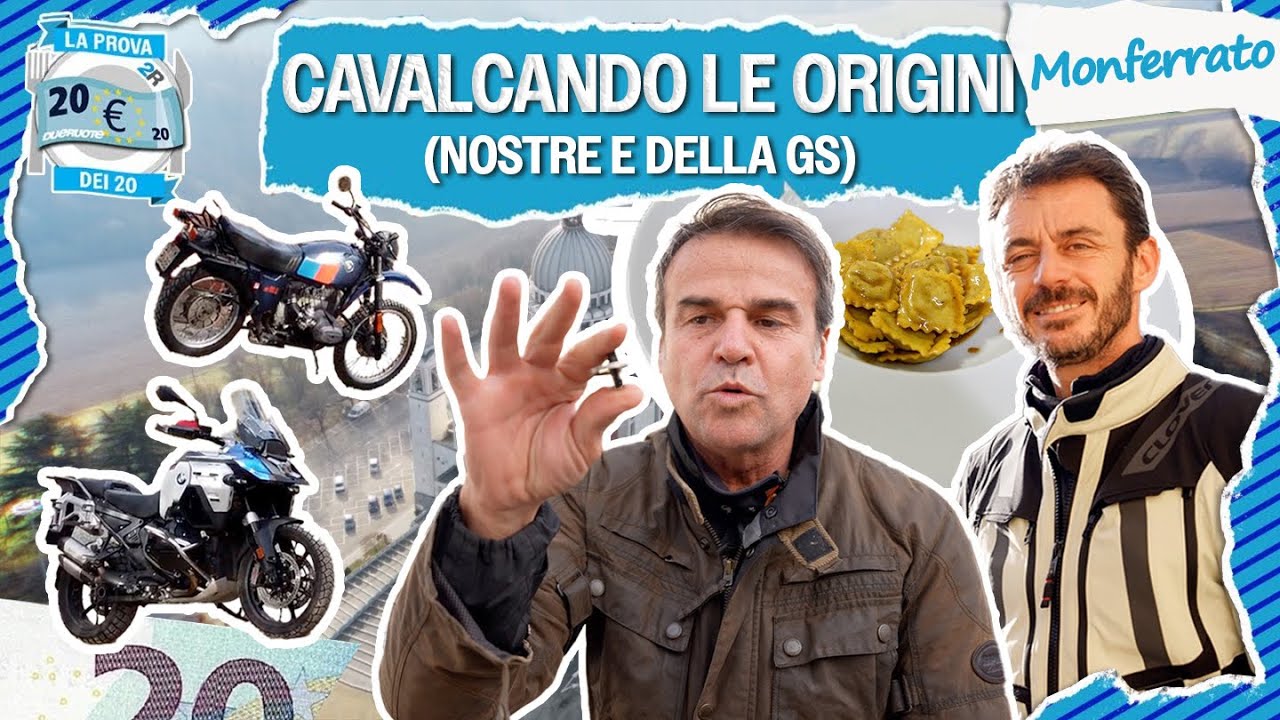 La prova dei 20 euro #8 - BMW R 80 G/S vs BMW R1300 GS Adventure #discovering #Monferrato #astigiano