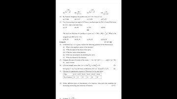 class 11 maths questions paper #neb #exam #papers #samplepaper #shorts