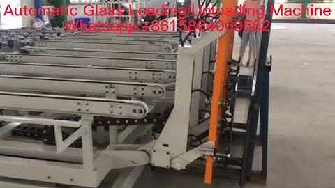Automatic glass loading and unloading machine