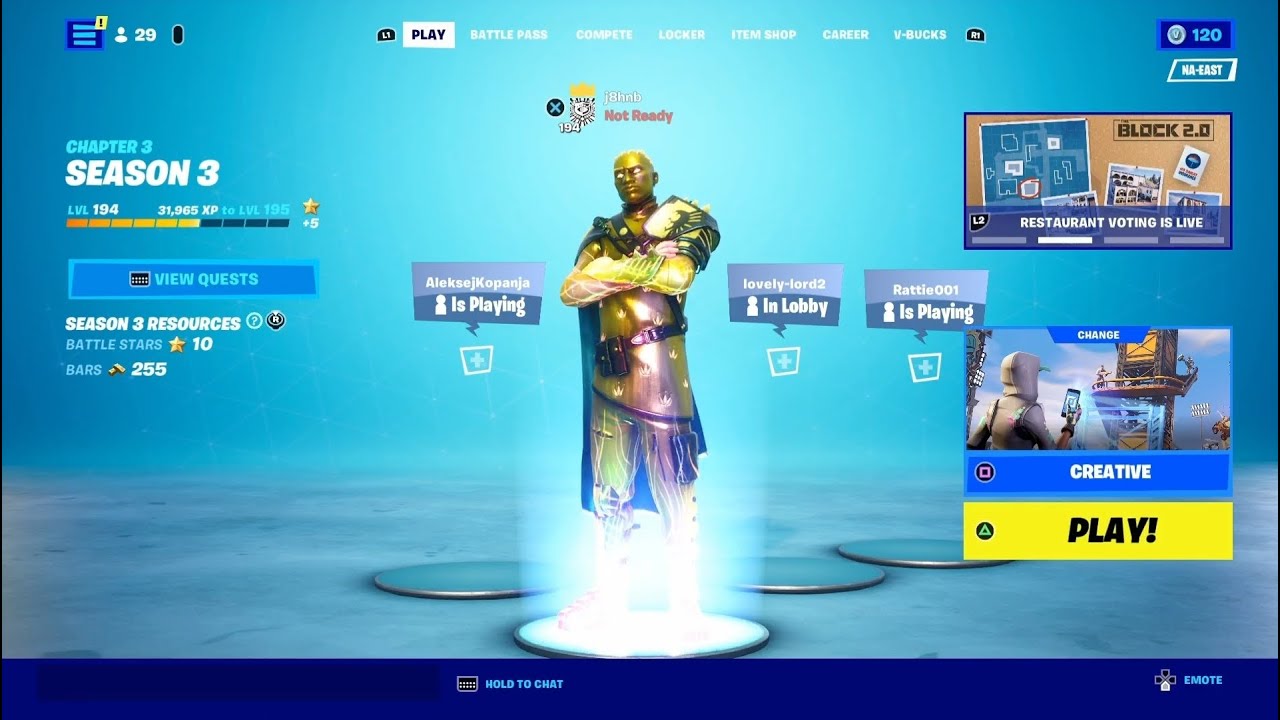 Fortnite How To Fix Blue Lobby Screen Glitch YouTube
