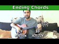 16 Awesome Ending Chords & Riffs For Pro Blues - Guitar Lesson Tutorial w/ TAB