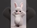 Bunny touches its own face and it's the cutest thing #adorable #shorts #fyp