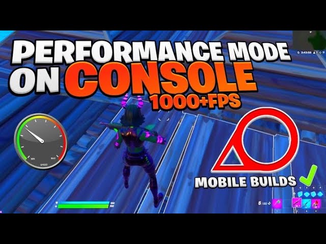 How to Get PERFORMANCE MODE on CONSOLE in Fortnite 2022! (XBOX/PS4/PS5) 