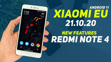 Xiaomi EU 21.10.20 For Redmi Note 4 | Android 11 | Gallery New Filters | Voice Changer Working