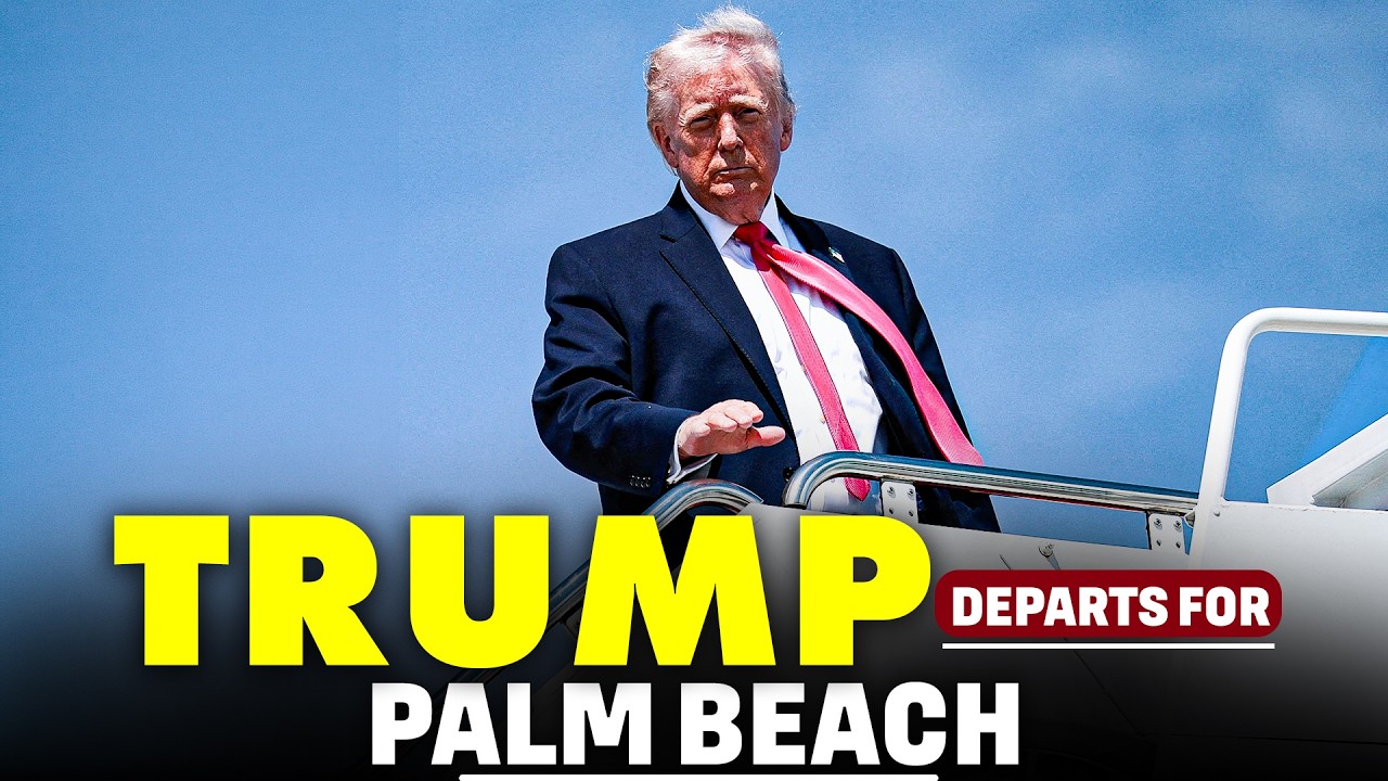 LIVE: US President Donald Trump departs White House en route Palm Beach | USA | Iran War