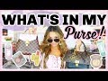 WHAT'S IN MY HANDBAG AND PURSE ORGANIZATION | THE WAY I ORGANIZE 2 BAGS!