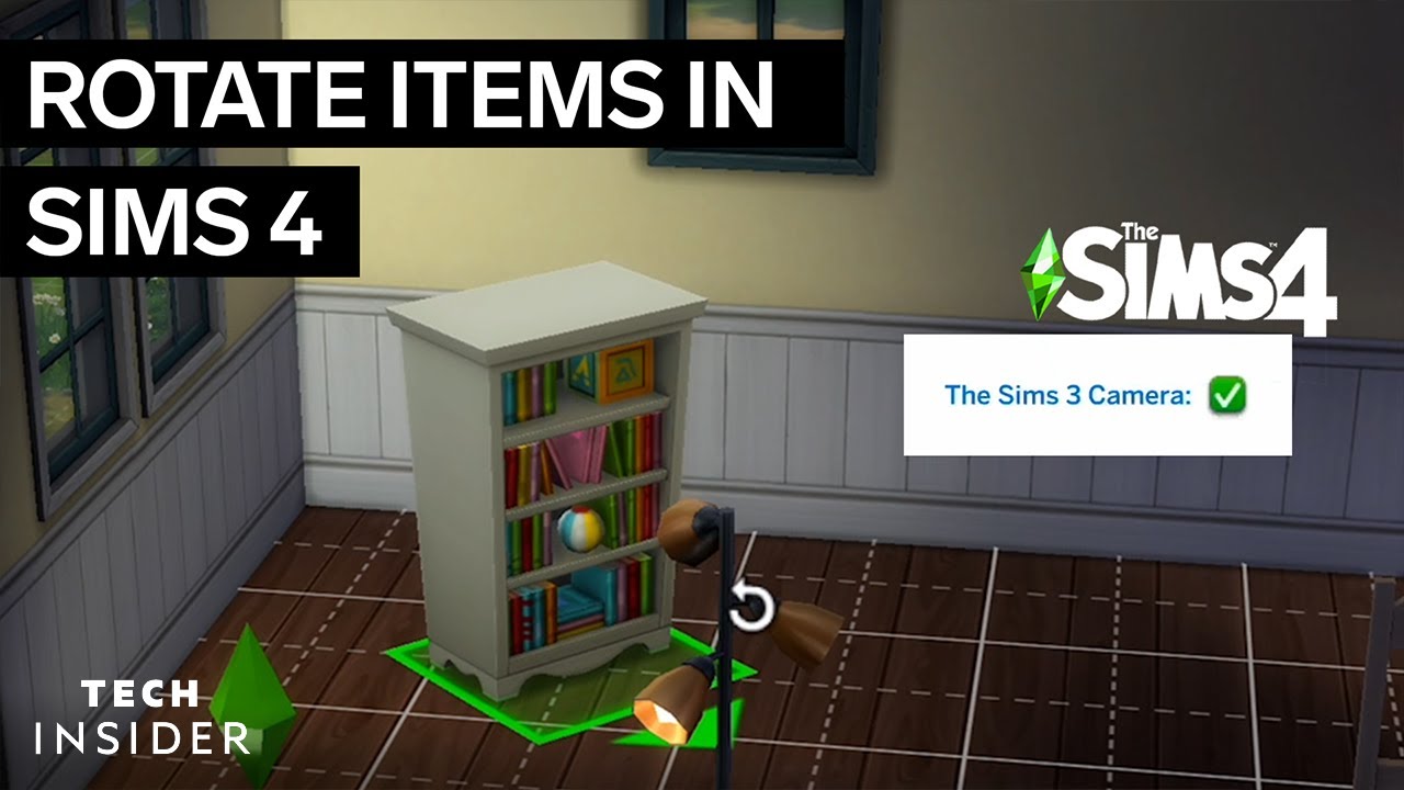 Como girar objetos no The Sims 4