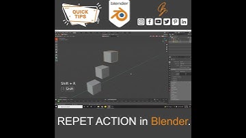 HOW TO REPEAT LAST ACTION IN BLENDER #Shorts
