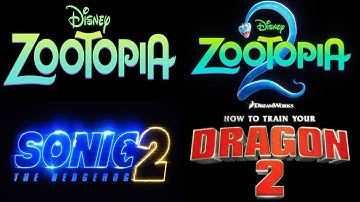 1 Second From All Animated Movie Sequels Trailer Logo (1994-2025)