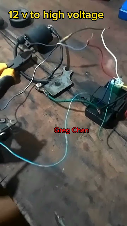 How to manual test a DC CDI, Pulse generator, ignition coil using a battery.
