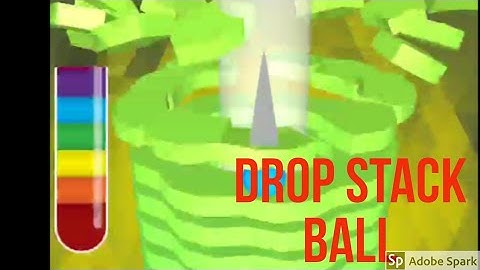 Drop stack ball - fall helix blast crash 3D gameplay