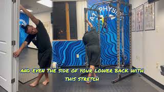 Wall Lat Stretch