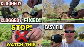 How To Clean A Fountain Pump // Is it Clogged?