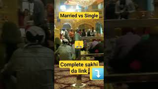 Married vs Single ? bhaiguriqbalsinghji bhaipinderpalsingh babanandsinghji shortvideo shorts