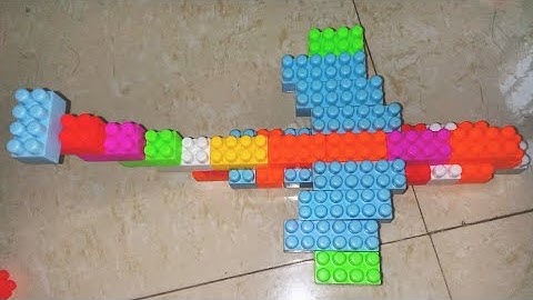 Satisfying DIY Airplane ASMR building blocks/block game/ Lego block #asmr#asmrsounds #buildingblocks