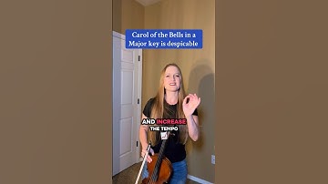 Carol of the Bells Major Key! #violin #carolofthebells