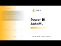 Power BI Auto Machine Learning