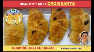 TASTY CROISSANTS HOMEMADE / घर पर बना क्रोसेन्टस स्वाद से भरे।#like #croisants #homemade #baking
