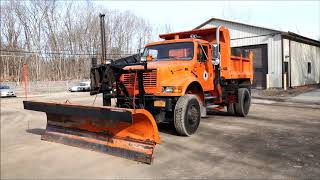 International 4800 4x4 Plow Dump Truck For Sale at Auction