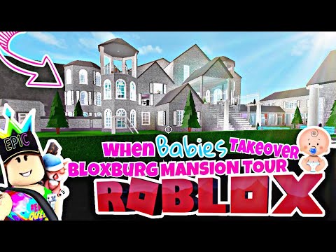 When Babies Take Over Bloxburg Mansion Tour Youtube - nezi plays roblox bloxburg