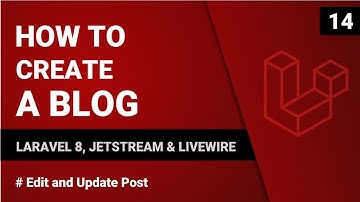 Edit and Update Post | Create blog with Laravel 8, Jetstream & Livewire | #14