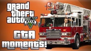 GTA 5 Online Funny Moments! - Flying Landing Strip, Vanoss The Troll, Truck Stunts and More!