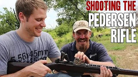 Shooting The Rare Pedersen Rifle (The Rifle That W...