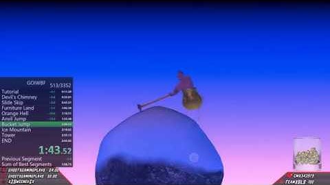 LiveSplit + Auto Splitter Tutorial For Getting Over It With Bennet Foddy