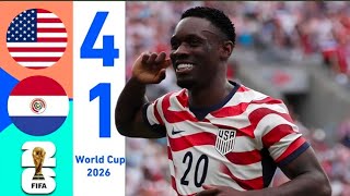 Balogun Scores Crazy Goals for Team USA | Usa 4-1 Paraguay | FIFA World Cup 2026M